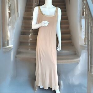 PATRA MAXI BEIGE SLIP DRESS. WOMEN’S SIZE 12